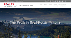 Desktop Screenshot of pikespeakhometeam.com