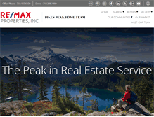 Tablet Screenshot of pikespeakhometeam.com